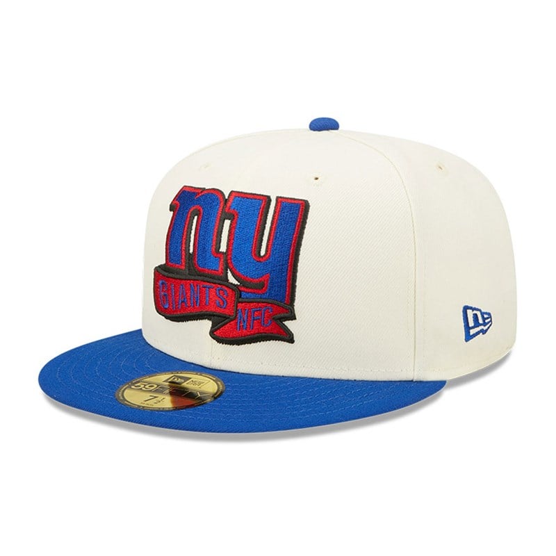 White New Era New York Giants NFL Sideline 2022 Fitted Cap 59fifty | RTBP75904