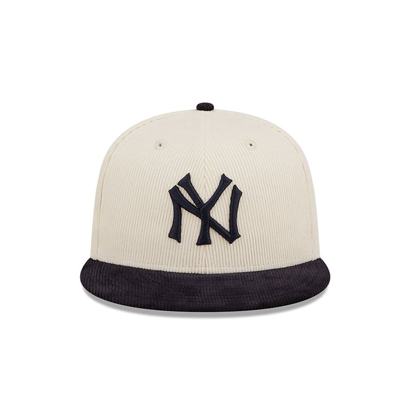 White New Era New York Yankees Cooperstown Fitted Cap 59fifty | UJZY43072