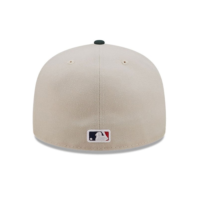 White New Era Oakland Athletic Fall Classic Fitted Cap 59fifty | PMDU76058