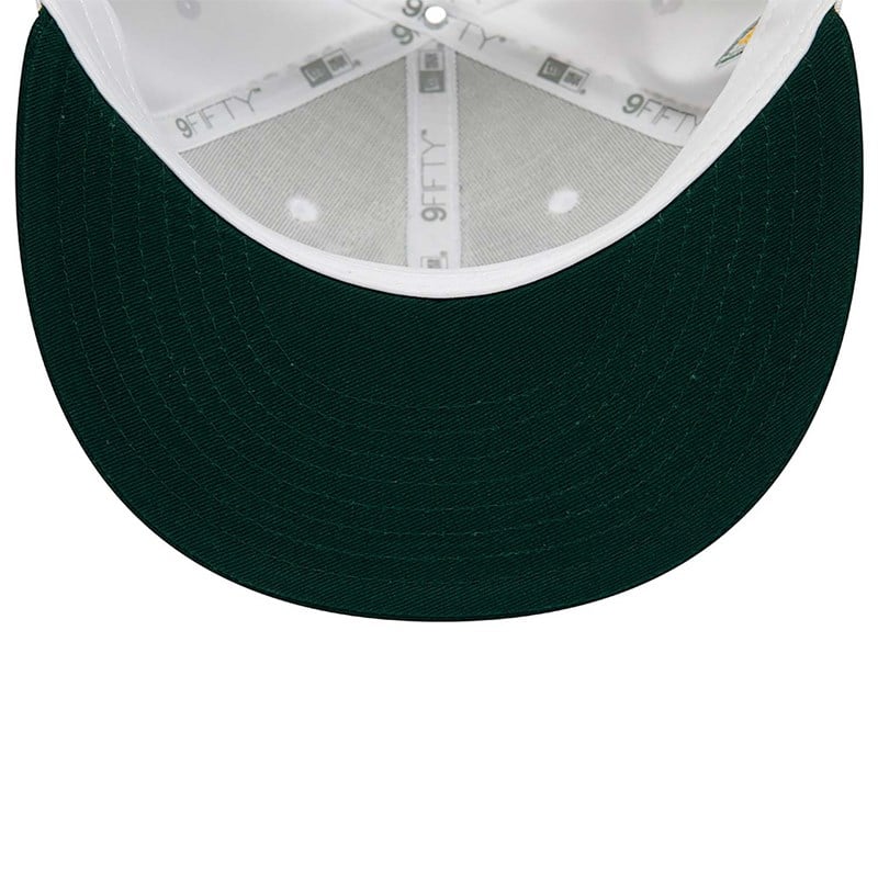 White New Era Oakland Athletics Crown Patches Cap 9fifty | PUFQ60491