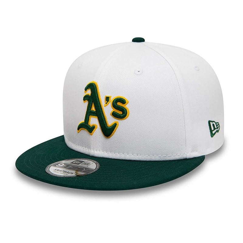 White New Era Oakland Athletics Crown Patches Cap 9fifty | PUFQ60491