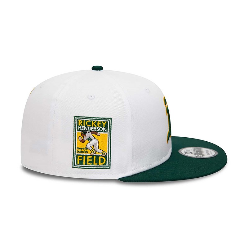 White New Era Oakland Athletics Crown Patches Cap 9fifty | PUFQ60491