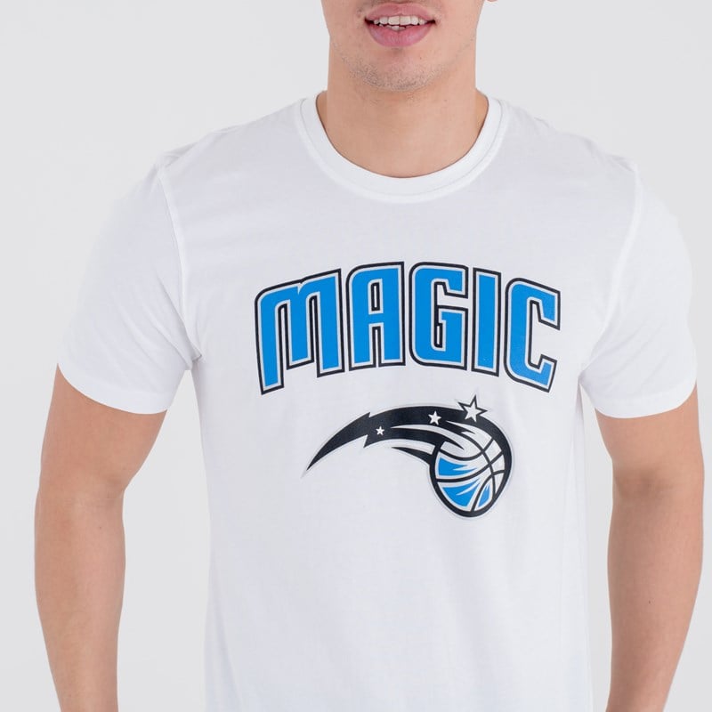 White New Era Orlando Magic NBA Team Logo T-Shirt | SHEB20895