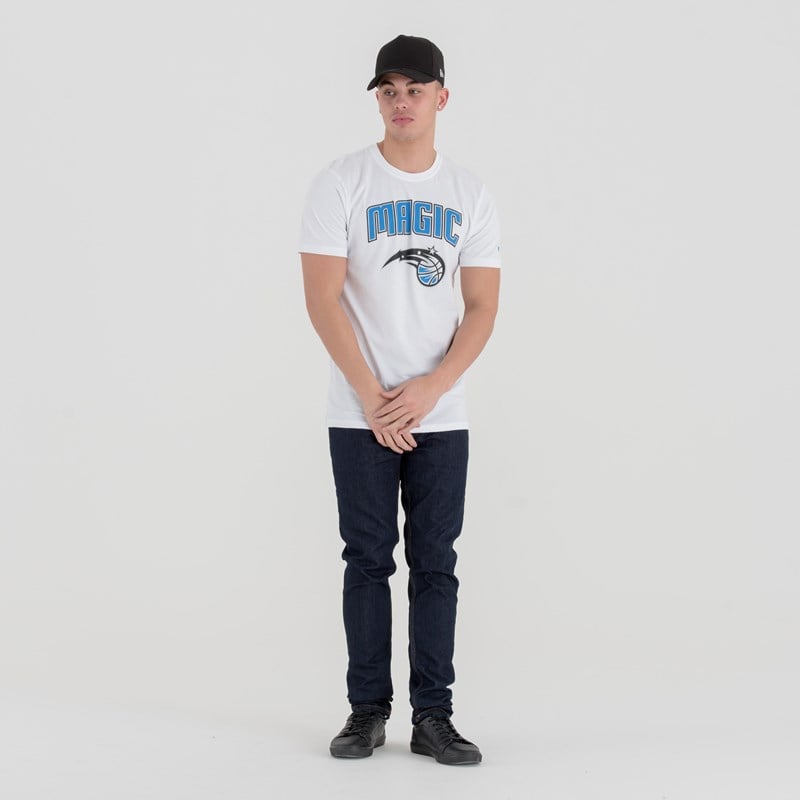 White New Era Orlando Magic NBA Team Logo T-Shirt | SHEB20895