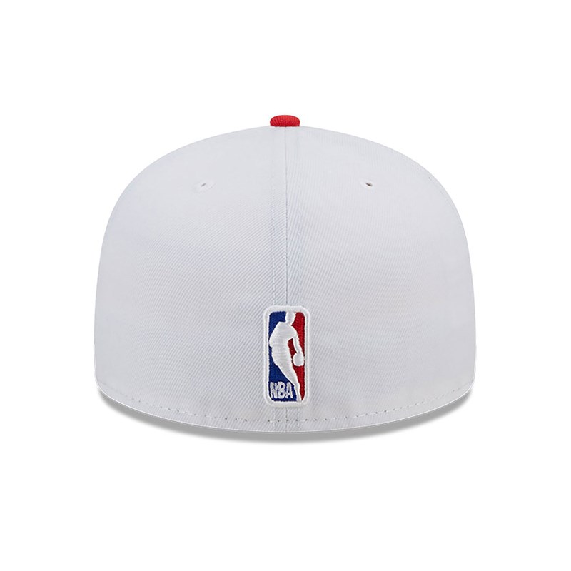 White New Era Philadelphia 76ers Authentics City Edition Fitted Cap 59fifty | MXAY06427