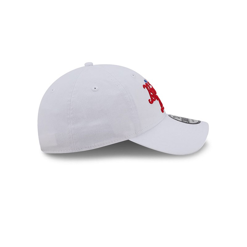 White New Era Philadelphia 76ers Authentics City Edition Adjustable Cap 9twenty | PXSJ52317