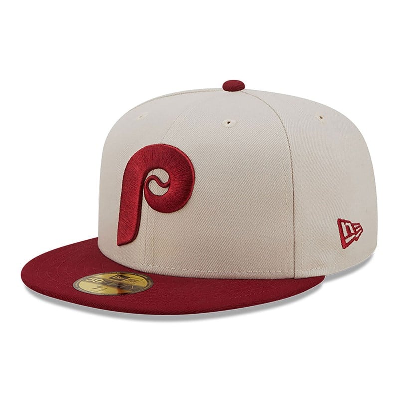 White New Era Philadelphia Phillies Fall Classic Fitted Cap 59fifty | PXBT19034