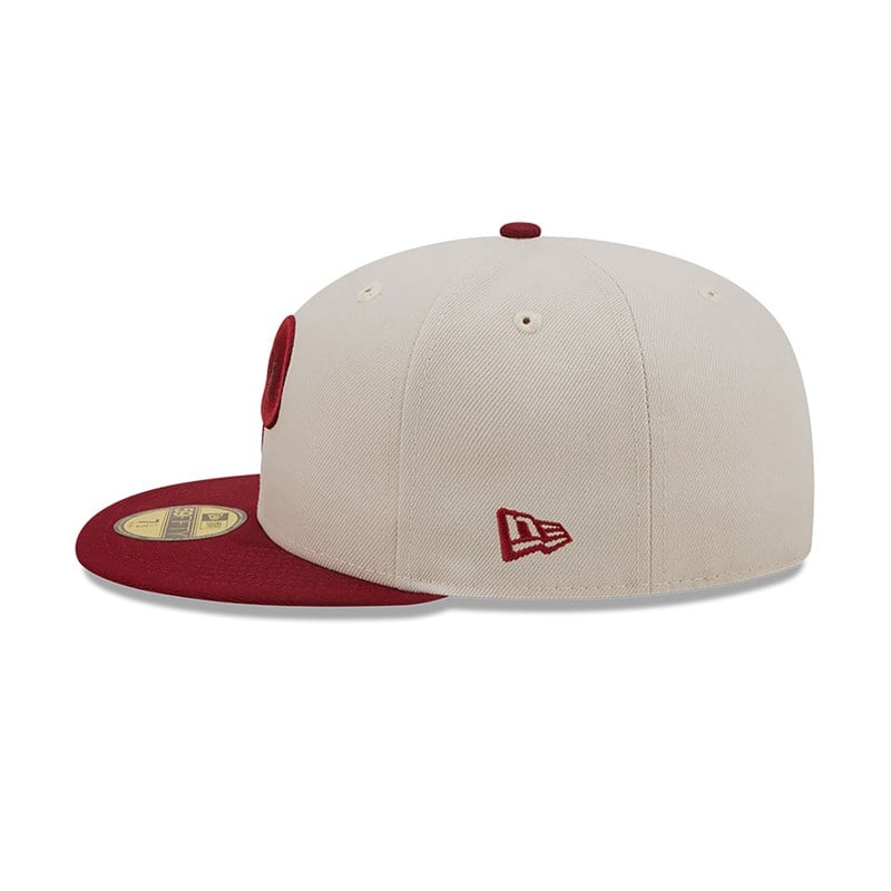 White New Era Philadelphia Phillies Fall Classic Fitted Cap 59fifty | PXBT19034