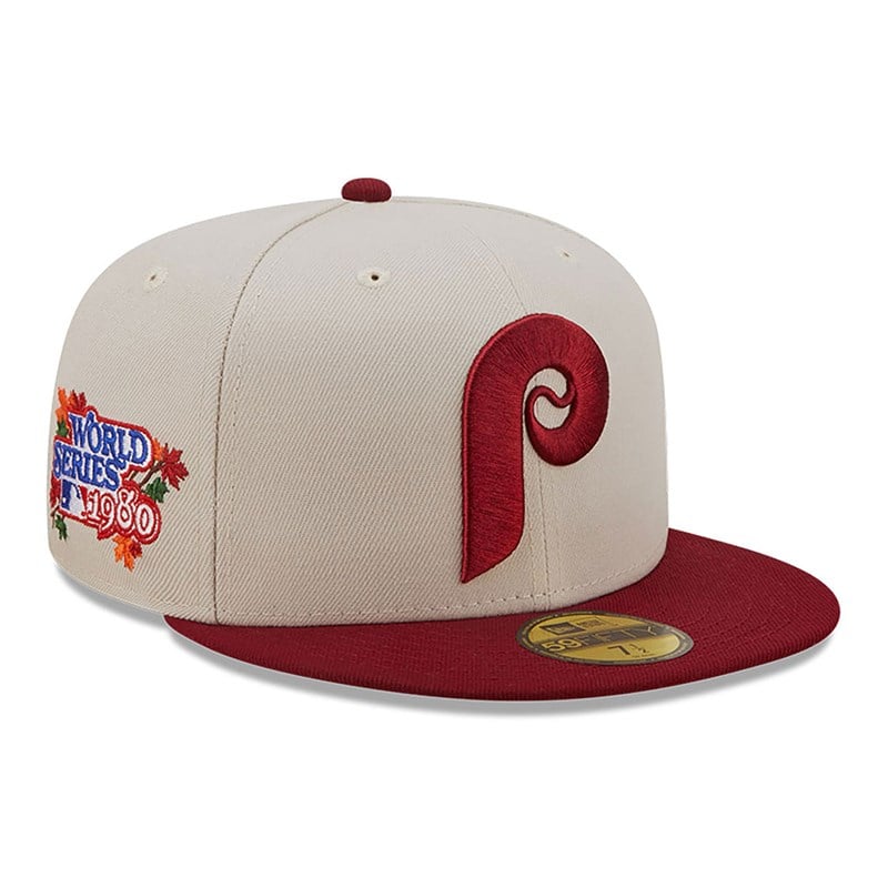 White New Era Philadelphia Phillies Fall Classic Fitted Cap 59fifty | PXBT19034