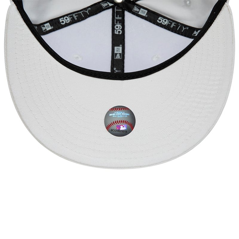 White New Era Philadelphia Phillies Fitted Cap 59fifty | NRJG05817