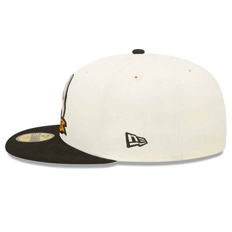 White New Era Pittsburgh Steelers NFL Sideline 2022 Fitted Cap 59fifty | LKAV57012