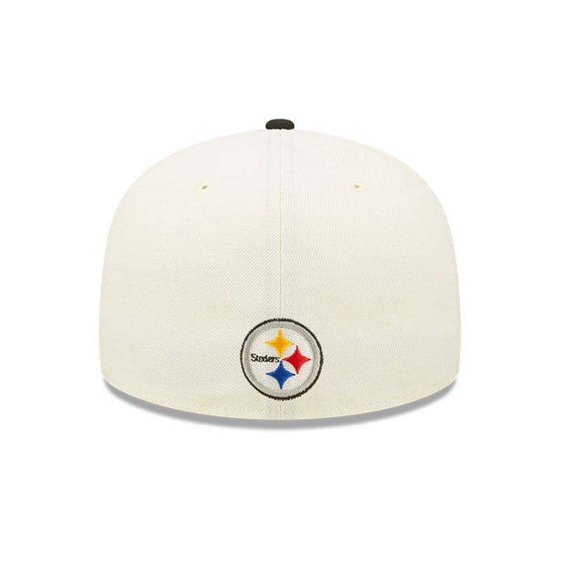 White New Era Pittsburgh Steelers NFL Sideline 2022 Fitted Cap 59fifty | LKAV57012