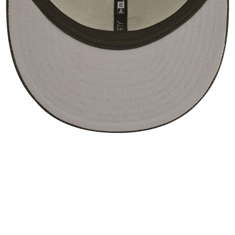 White New Era San Diego Padres MLB Chrome Fitted Cap 59fifty | DLBP97615