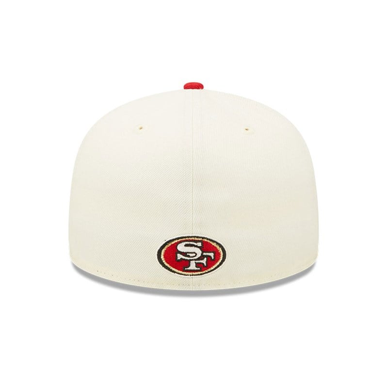 White New Era San Francisco 49ers NFL Sideline 2022 Fitted Cap 59fifty | CYOQ54269