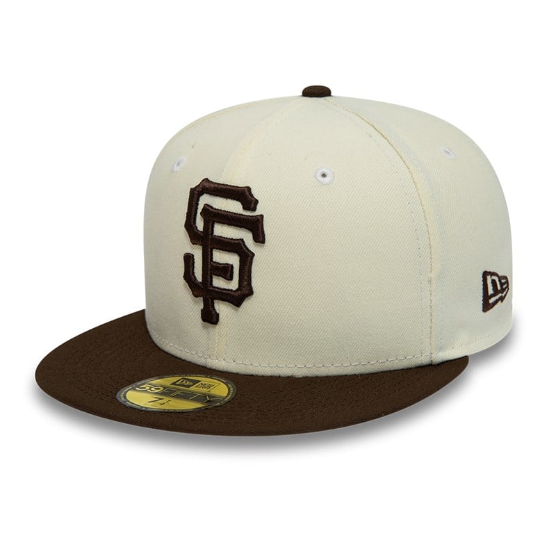 White New Era San Francisco Giants Fitted Cap 59fifty | ULQD19852