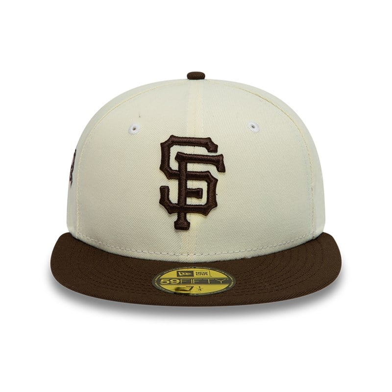 White New Era San Francisco Giants Fitted Cap 59fifty | ULQD19852