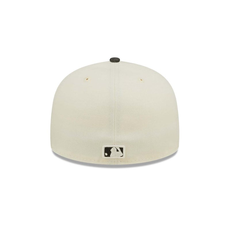 White New Era San Francisco Giants MLB Chrome Fitted Cap 59fifty | ILGW15879