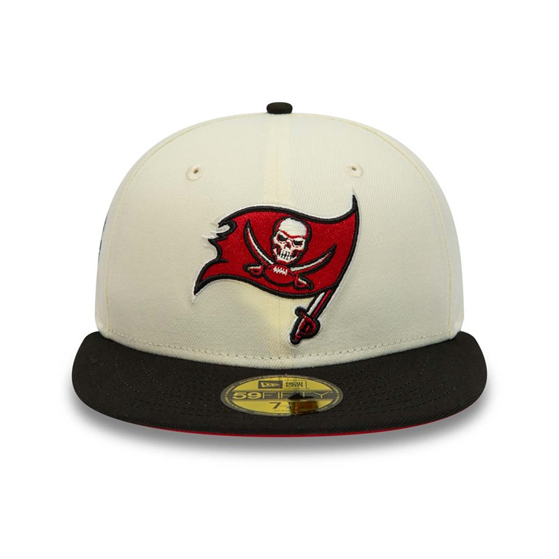 White New Era Tampa Bay Buccaneers Fitted Cap 59fifty | ZHOR89615