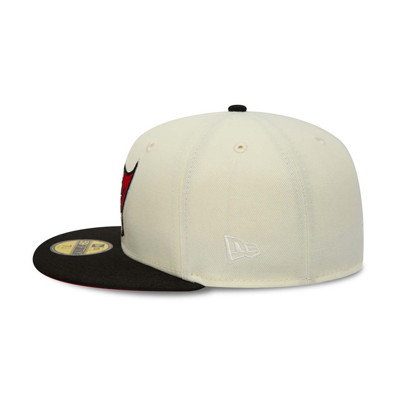 White New Era Tampa Bay Buccaneers Fitted Cap 59fifty | ZHOR89615