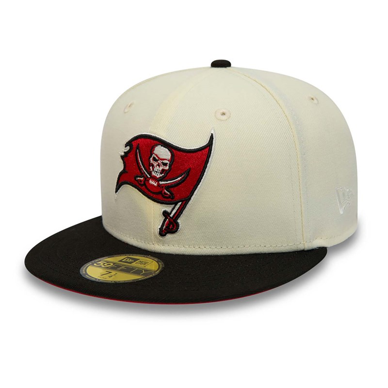 White New Era Tampa Bay Buccaneers Fitted Cap 59fifty | ZHOR89615