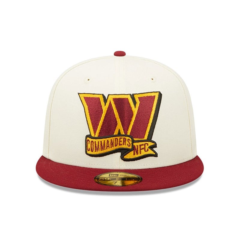 White New Era Washington NFL Sideline 2022 Fitted Cap 59fifty | LTAS02648