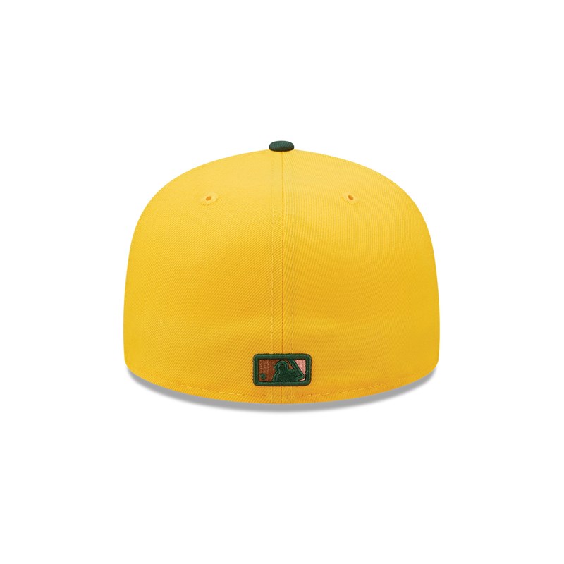 Yellow New Era Boston Sox Back To School Fitted Cap 59fifty | SEJT09837