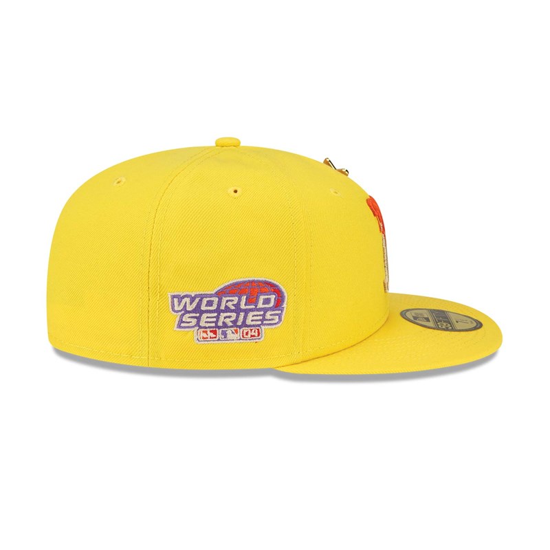 Yellow New Era Boston Sox Icy Pop Fitted Cap 59fifty | BRNC07634