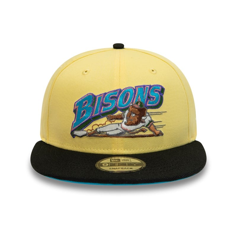 Yellow New Era Buffalo Bisons Milb Soft Cap 9fifty | HOLX89560