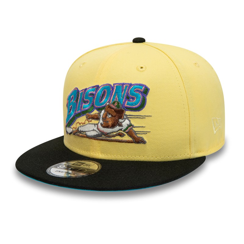 Yellow New Era Buffalo Bisons Milb Soft Cap 9fifty | HOLX89560