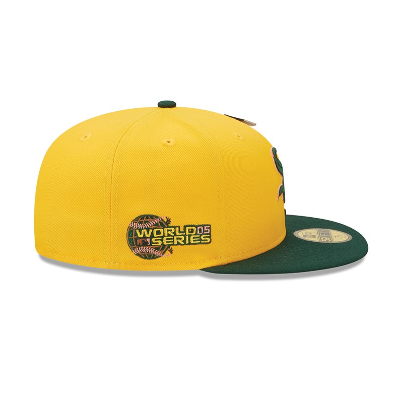 Yellow New Era Chicago Sox Back To School Fitted Cap 59fifty | NDAQ74816