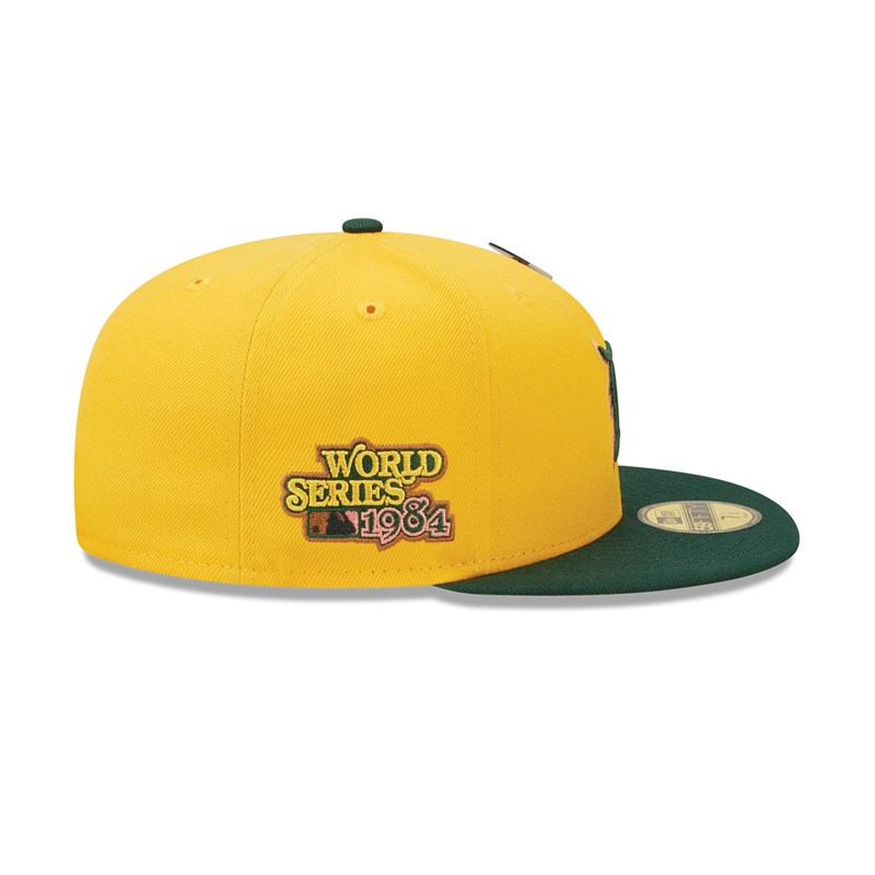 Yellow New Era Detroit Tigers Back To School Fitted Cap 59fifty | YOGK69408