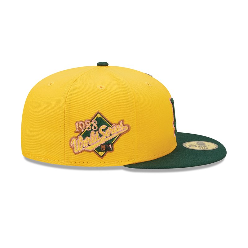 Yellow New Era La Dodgers Back To School Fitted Cap 59fifty | NRYJ28345