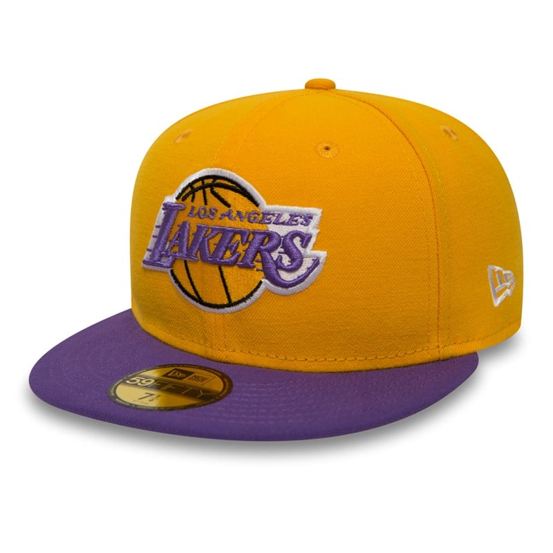 Yellow New Era La Lakers Essential Cap 59fifty | BLEO83045