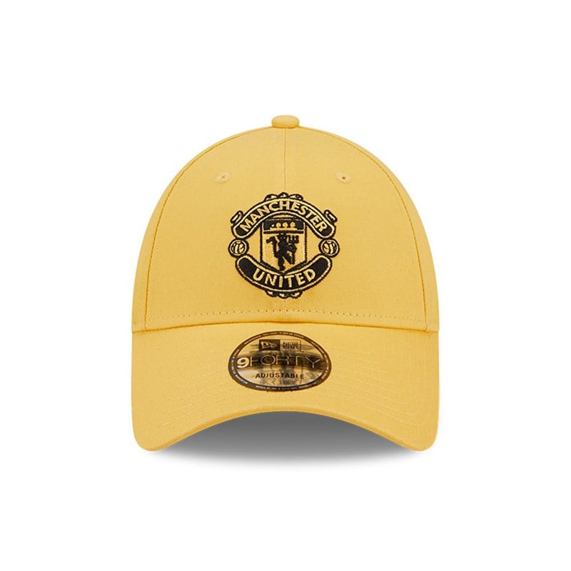 Yellow New Era Manchester United Seasonal Adjustable Cap 9forty | MJZV89207