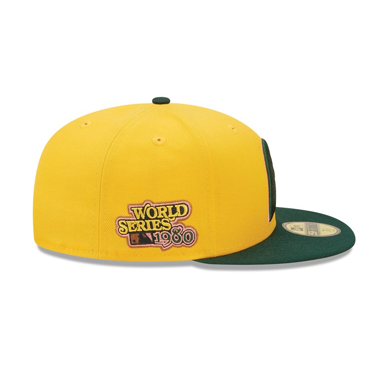 Yellow New Era Philadelphia Phillies Back To School Fitted Cap 59fifty | XVGZ97320