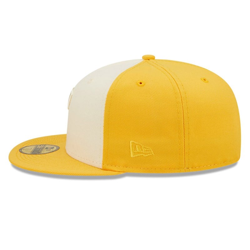 Yellow New Era Pittsburgh Pirates MLB 2-tone Fitted Cap 59fifty | JQGE47659