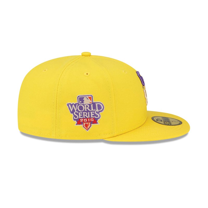 Yellow New Era San Francisco Giants Icy Pop Fitted Cap 59fifty | PRHD26783