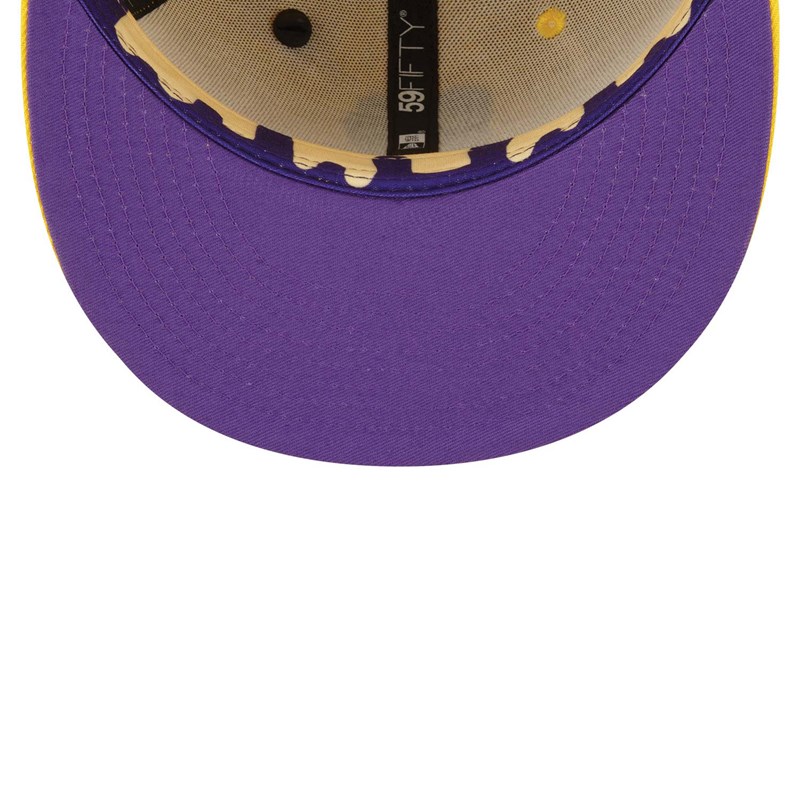 Yellow New Era San Francisco Giants Icy Pop Fitted Cap 59fifty | PRHD26783