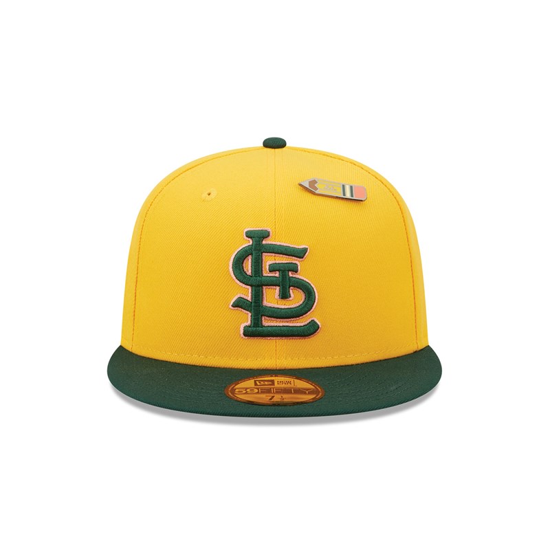 Yellow New Era St. Louis Cardinals Back To School Fitted Cap 59fifty | XOGN01759