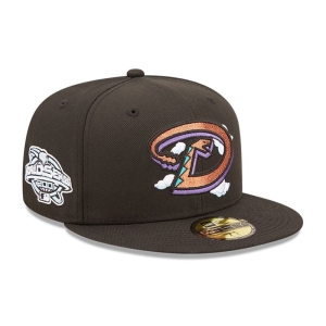 Black New Era Arizona Diamondbacks Comic Cloud Fitted Cap 59fifty | YZQA74512