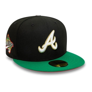 Black New Era Atlanta Braves 1995 World Series Fitted Cap 59fifty | HISQ37592