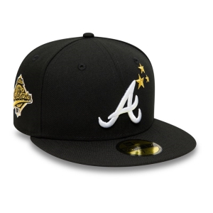 Black New Era Atlanta Braves Stars Cap 59fifty | JVNA17290