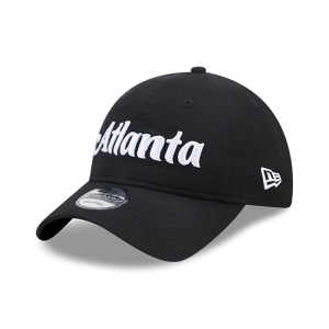 Black New Era Atlanta Hawks Authentics City Edition Adjustable Cap 9twenty | LUFJ02563