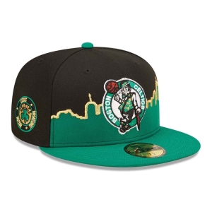 Black New Era Boston Celtics NBA Tip Off 2022 Fitted Cap 59fifty | NFRC93568