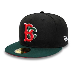 Black New Era Brooklyn Cyclones Milb Fitted Cap 59fifty | TJPI91075