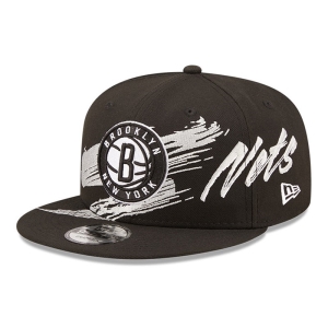 Black New Era Brooklyn Nets NBA Sweep Cap 9fifty | HZGP90734