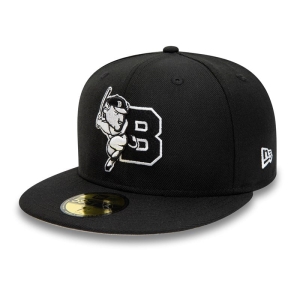 Black New Era Buffalo Bisons Milb And Fitted Cap 59fifty | JIUS85140