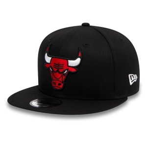 Black New Era Chicago Bulls Logo Cap 9fifty | JBXI45139