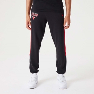 Black New Era Chicago Bulls NBA Script Joggers | VCIY72450