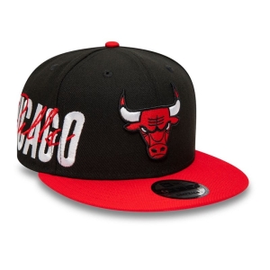 Black New Era Chicago Bulls Side Font Cap 9fifty | TNIY72341